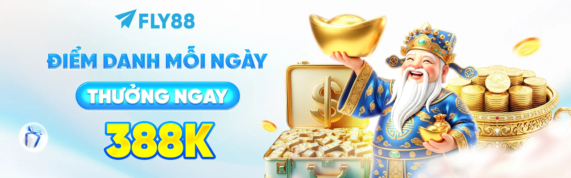 FLY88 DEAL ĐIỂM DANH MỖI NGÀY THƯỞNG NGAY 388K